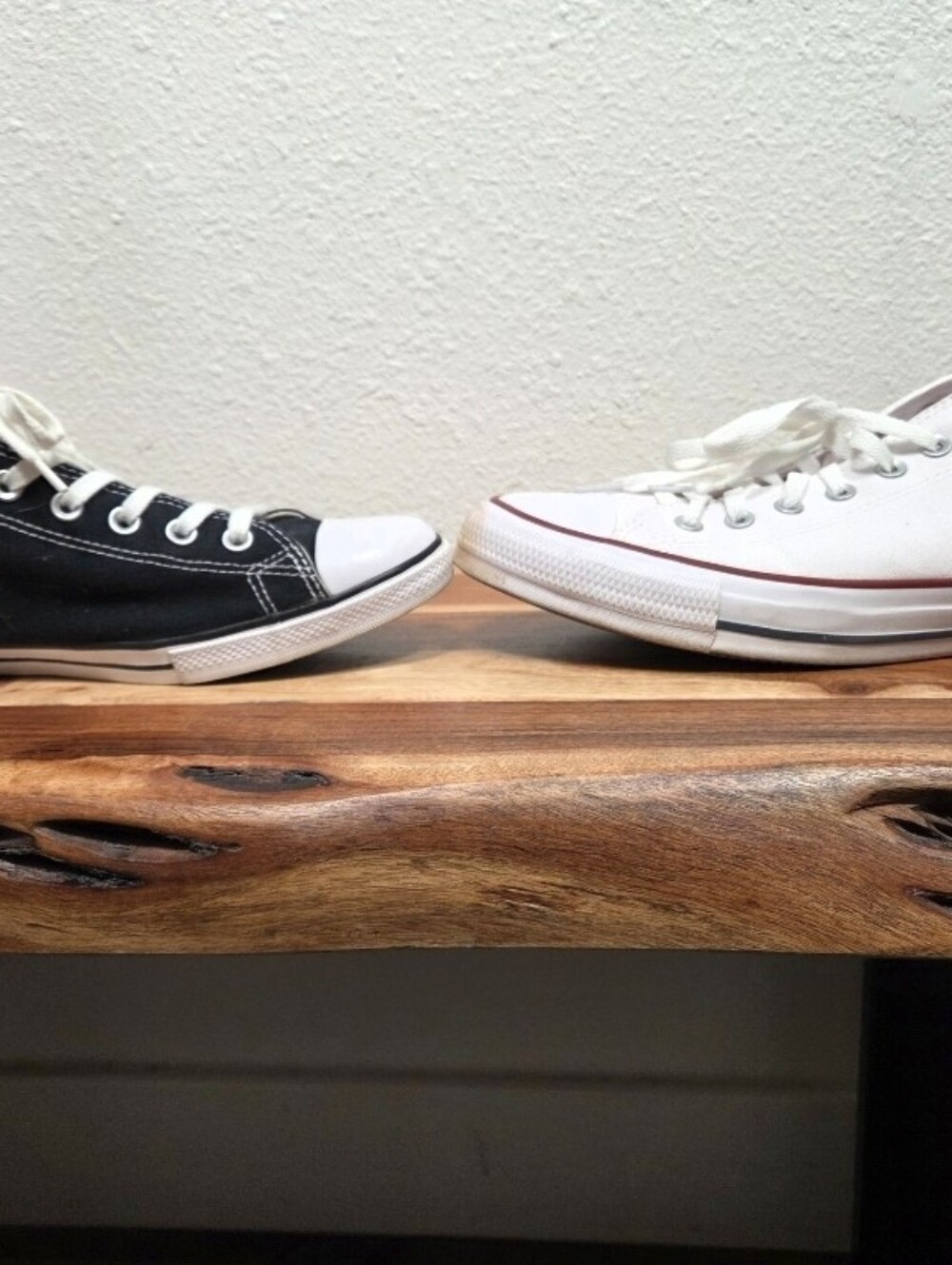 Converse Low Top Sneakers in Black and White - Picture 11 of 11